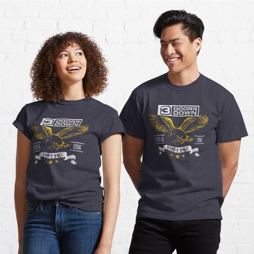 3 Doors Rock Band Lover Down Tour Retro Music Fans Unisex T-Shirt